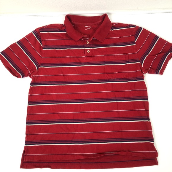 St. John's Bay Other - St. John’s Bay Red & White Striped Polo Shirt